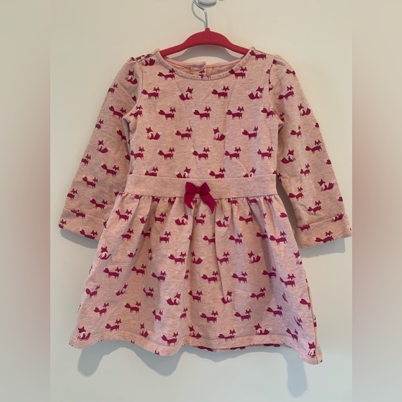 Gymboree Girls pink long sleeve dress. Size 18-24 months. - Picture 1 of 6